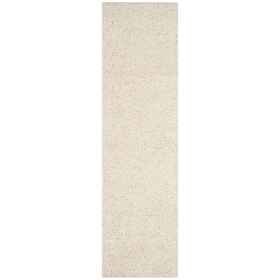 SAFAVIEH Athens Shag Collection SGAS119B White Rug Image 1