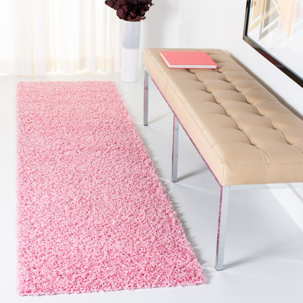 SAFAVIEH Athens Shag Collection SGAS119P Pink Rug Image 2