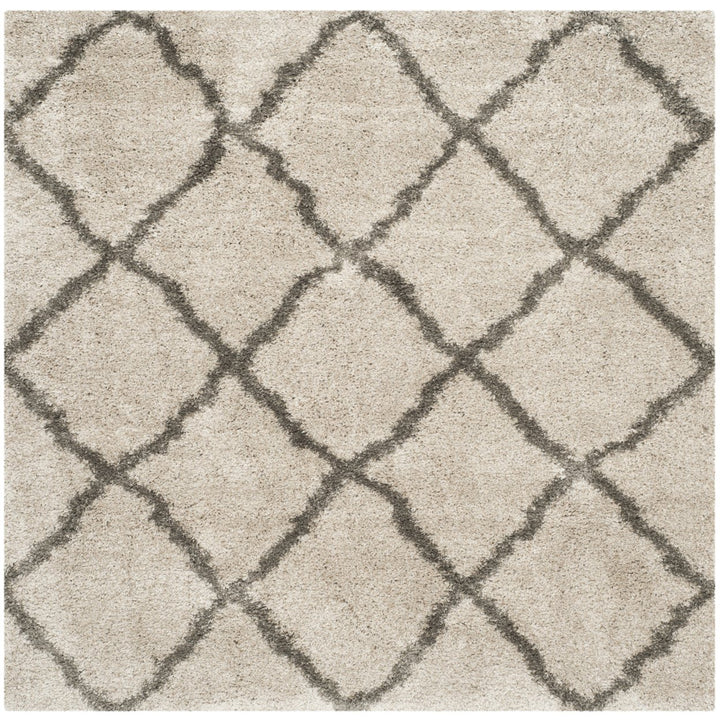 SAFAVIEH Belize Shag SGB489D Taupe / Grey Rug Image 1