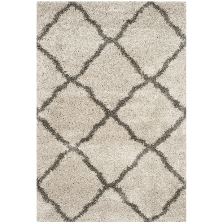 SAFAVIEH Belize Shag SGB489D Taupe / Grey Rug Image 9