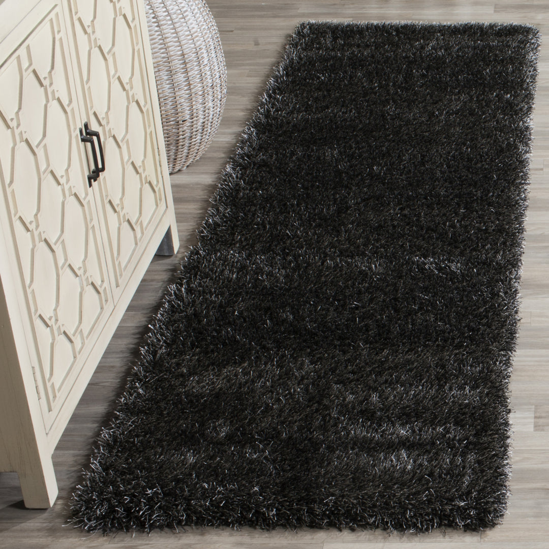 SAFAVIEH Charlotte Shag Collection SGC720C Charcoal Rug Image 2