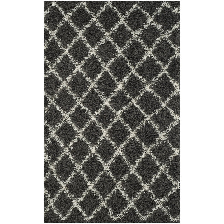 SAFAVIEH Dallas Shag SGD258A Dark Grey/Ivory Rug Image 3