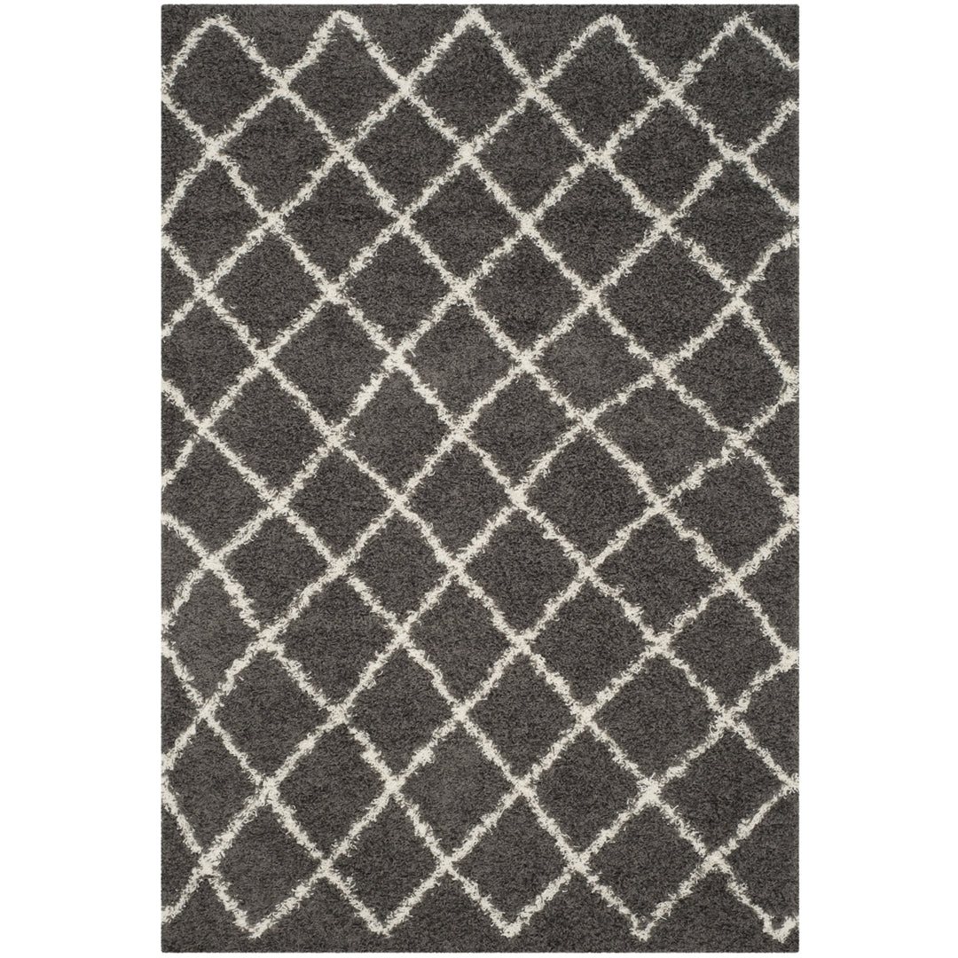 SAFAVIEH Dallas Shag SGD258A Dark Grey/Ivory Rug Image 6