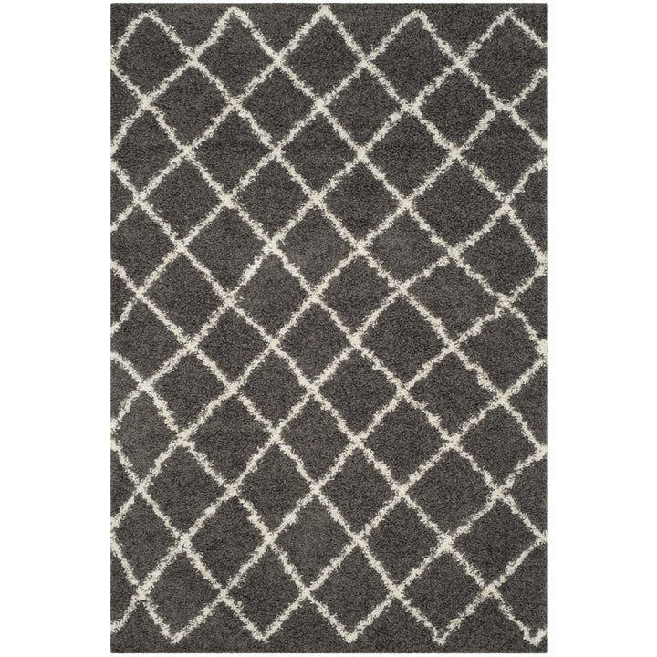 SAFAVIEH Dallas Shag SGD258A Dark Grey/Ivory Rug Image 6