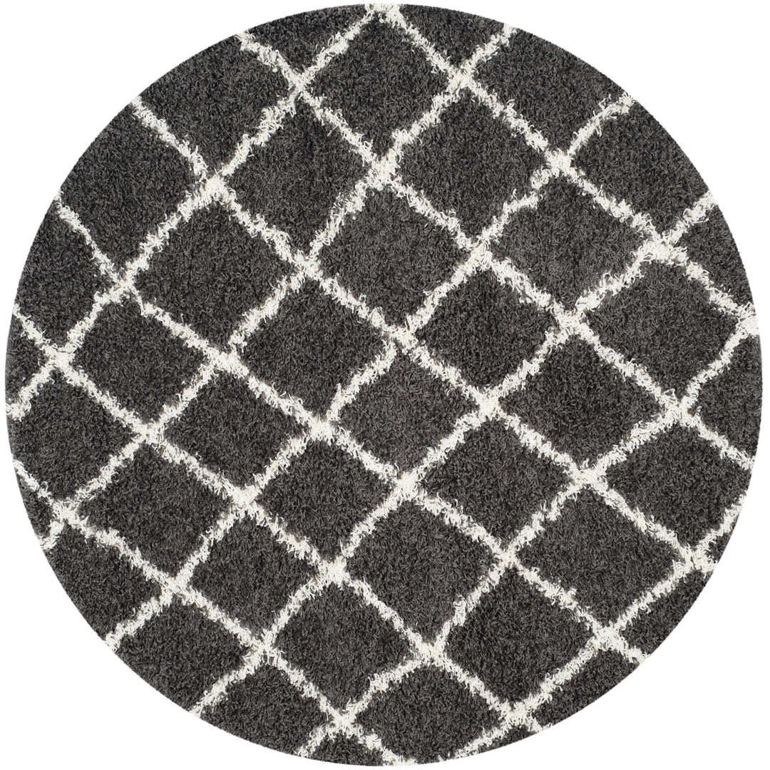 SAFAVIEH Dallas Shag SGD258A Dark Grey/Ivory Rug Image 7