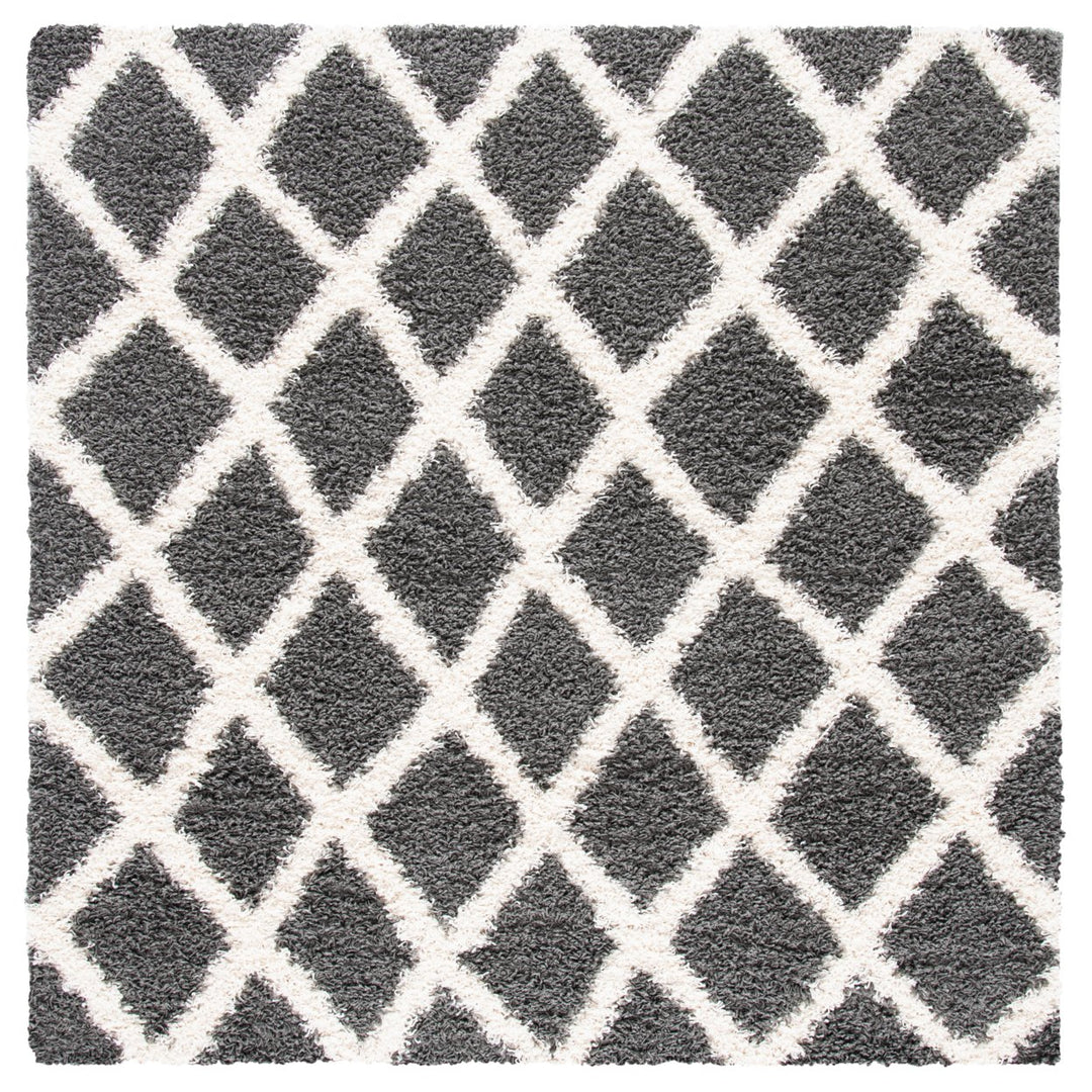 SAFAVIEH Dallas Shag SGD258A Dark Grey/Ivory Rug Image 1