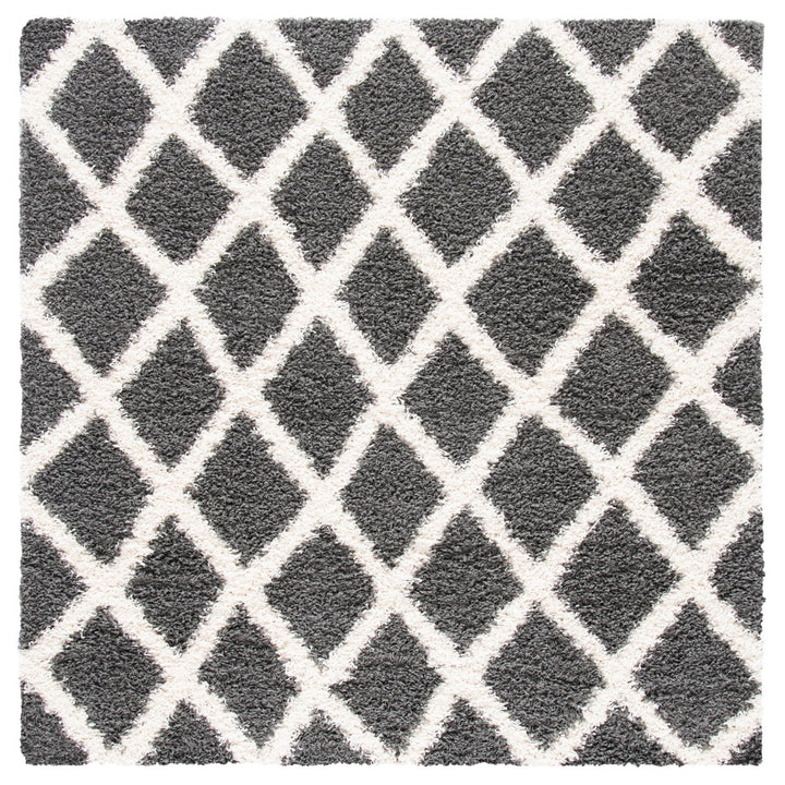 SAFAVIEH Dallas Shag SGD258A Dark Grey/Ivory Rug Image 1