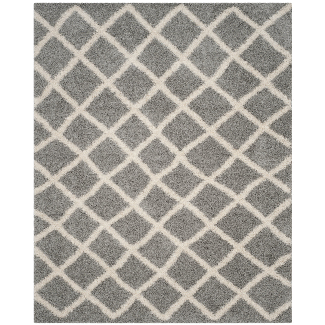 SAFAVIEH Dallas Shag SGD258G Grey / Ivory Rug Image 1