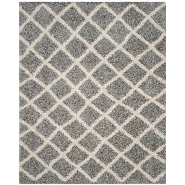 SAFAVIEH Dallas Shag SGD258G Grey / Ivory Rug Image 1