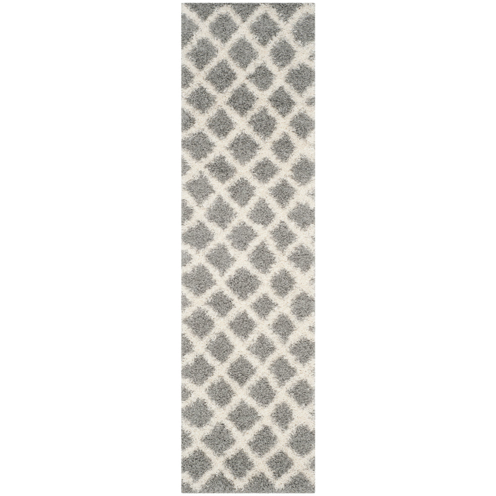 SAFAVIEH Dallas Shag SGD258G Grey / Ivory Rug Image 2