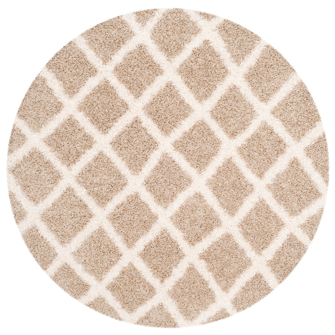 SAFAVIEH Dallas Shag SGD258D Beige / Ivory Rug Image 1