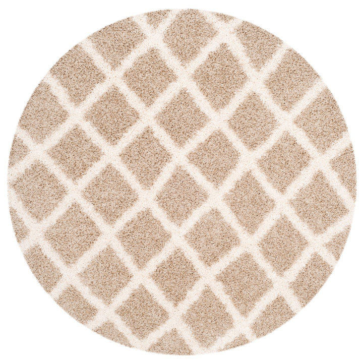 SAFAVIEH Dallas Shag SGD258D Beige / Ivory Rug Image 1