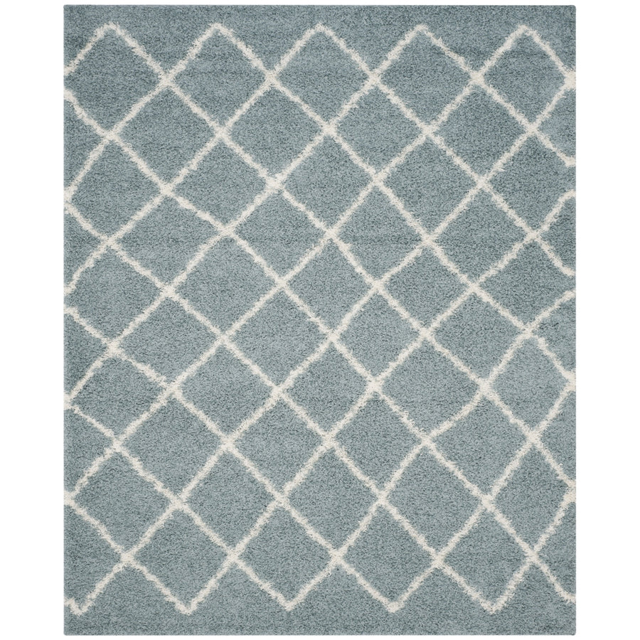 SAFAVIEH Dallas Shag SGD258C Seafoam / Ivory Rug Image 1