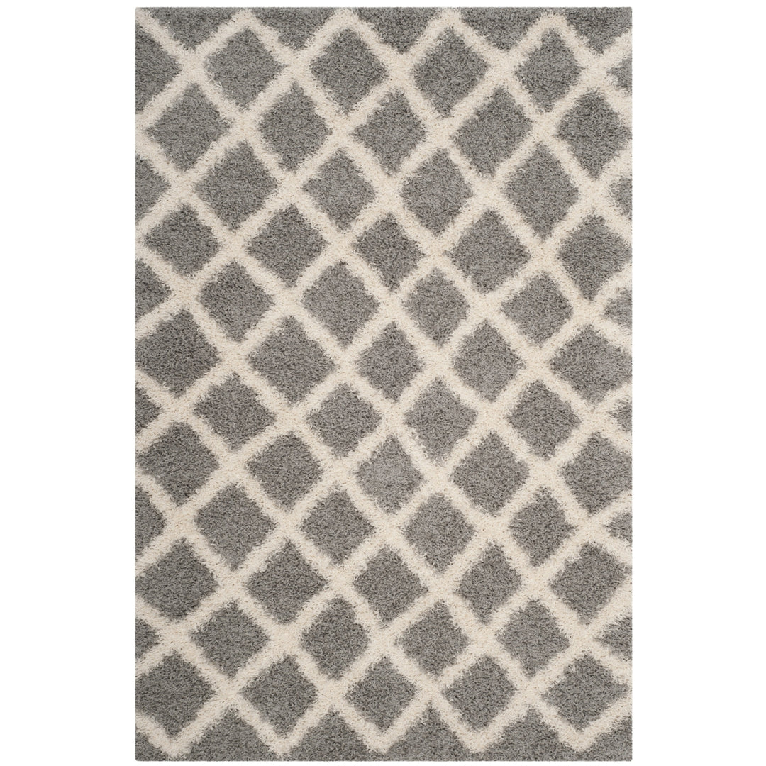 SAFAVIEH Dallas Shag SGD258G Grey / Ivory Rug Image 4