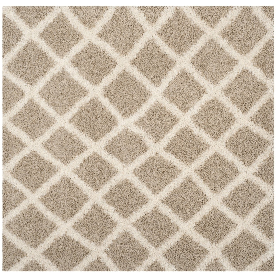 SAFAVIEH Dallas Shag SGD258D Beige / Ivory Rug Image 1