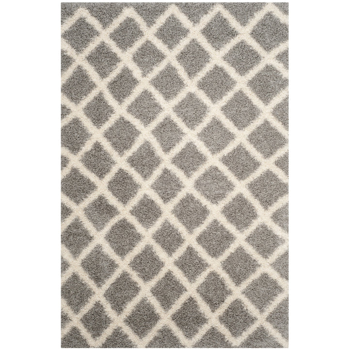 SAFAVIEH Dallas Shag SGD258G Grey / Ivory Rug Image 5