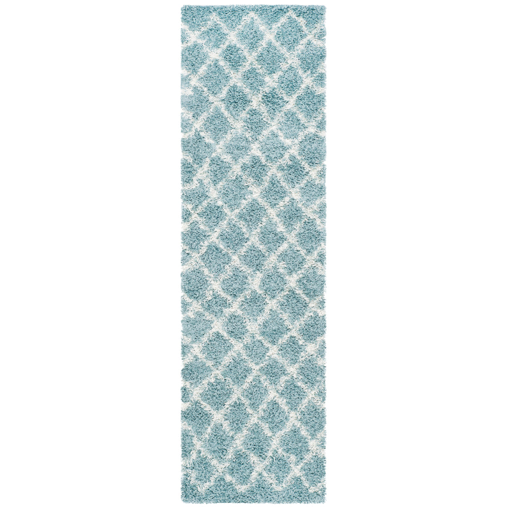 SAFAVIEH Dallas Shag SGD258C Seafoam / Ivory Rug Image 2