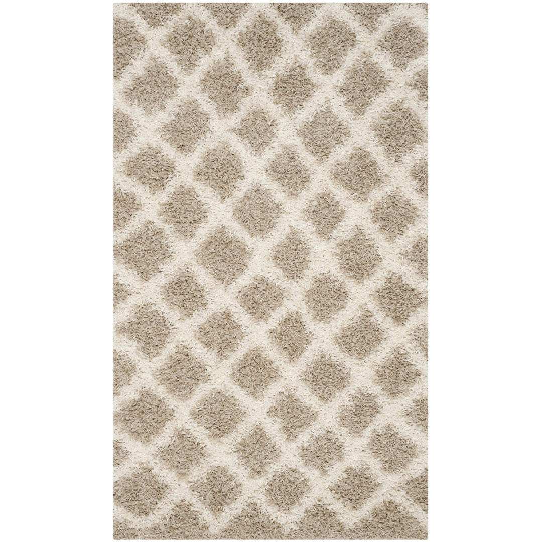 SAFAVIEH Dallas Shag SGD258D Beige / Ivory Rug Image 9