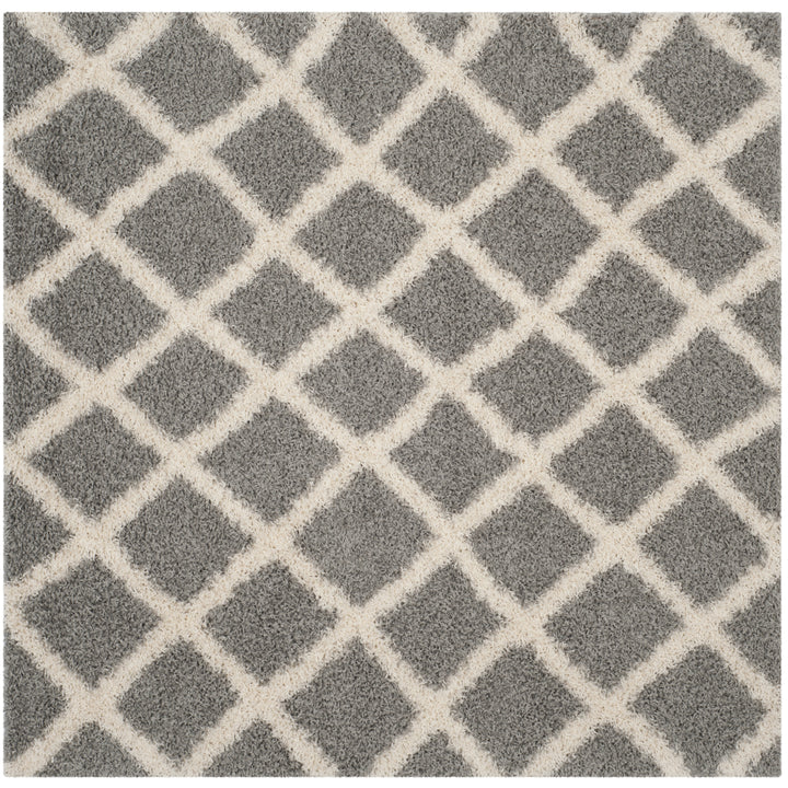 SAFAVIEH Dallas Shag SGD258G Grey / Ivory Rug Image 7