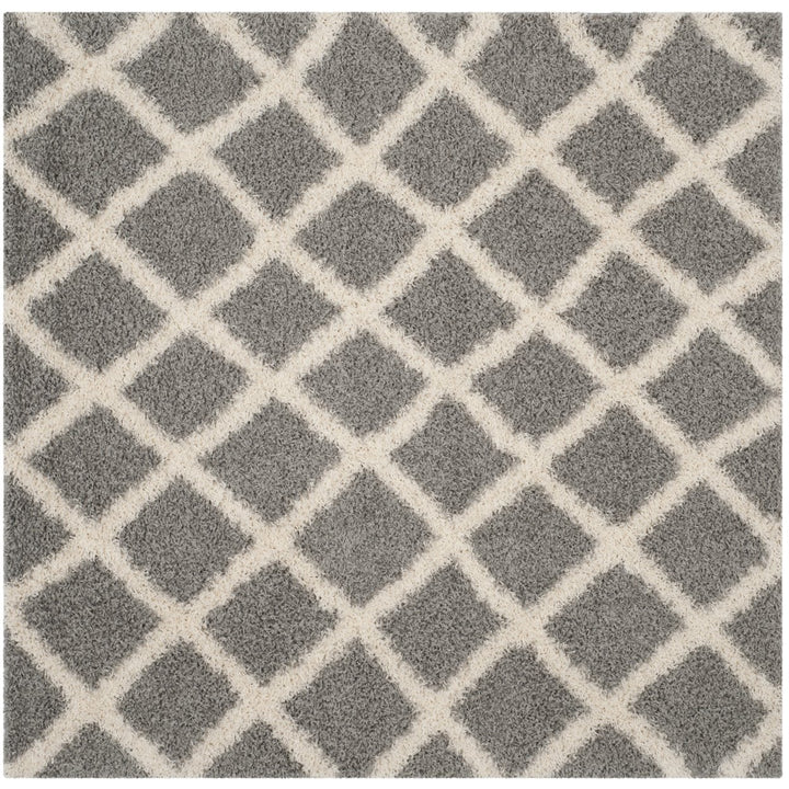 SAFAVIEH Dallas Shag SGD258G Grey / Ivory Rug Image 1