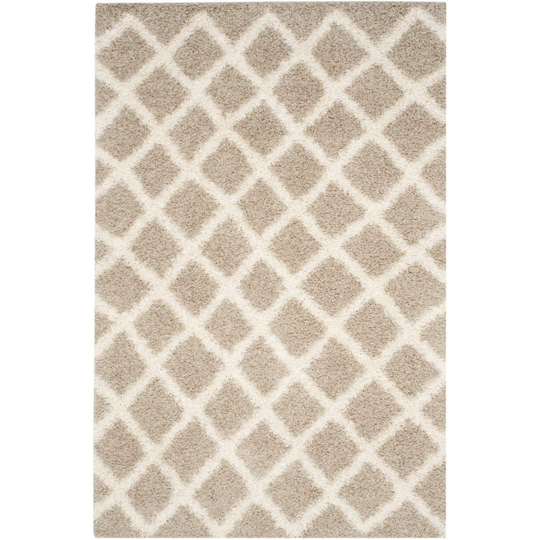 SAFAVIEH Dallas Shag SGD258D Beige / Ivory Rug Image 1