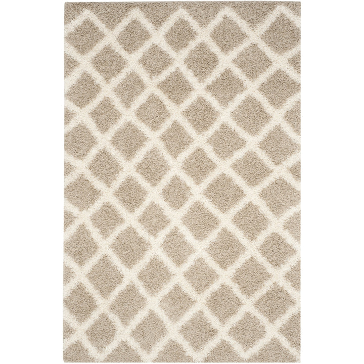 SAFAVIEH Dallas Shag SGD258D Beige / Ivory Rug Image 1