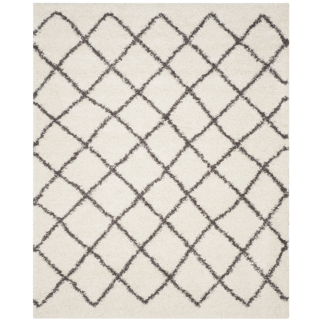 SAFAVIEH Dallas Shag SGD258H Ivory/Dark Grey Rug Image 1