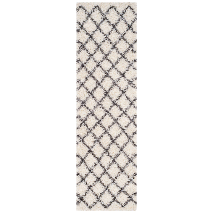 SAFAVIEH Dallas Shag SGD258H Ivory/Dark Grey Rug Image 2