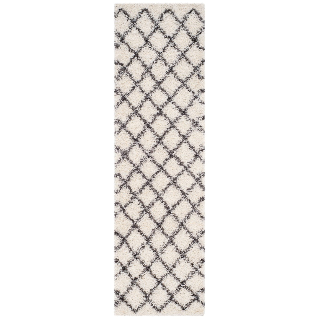 SAFAVIEH Dallas Shag SGD258H Ivory/Dark Grey Rug Image 1