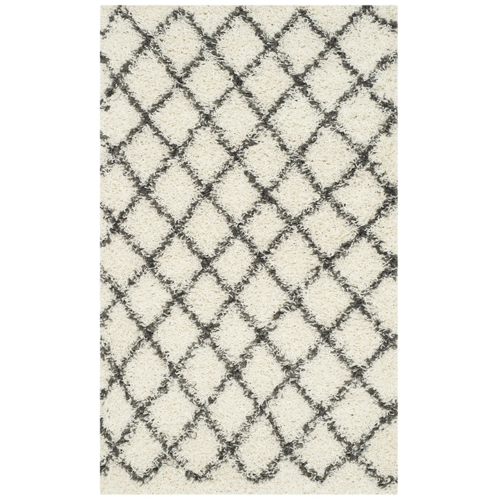 SAFAVIEH Dallas Shag SGD258H Ivory/Dark Grey Rug Image 3