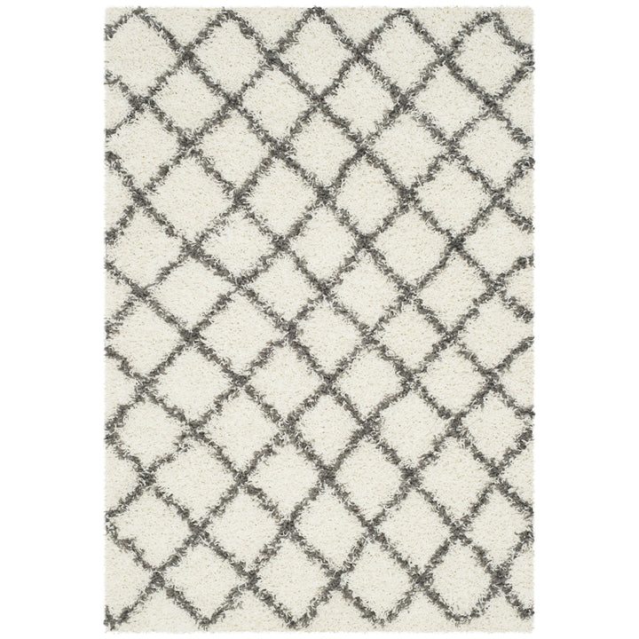 SAFAVIEH Dallas Shag SGD258H Ivory/Dark Grey Rug Image 4