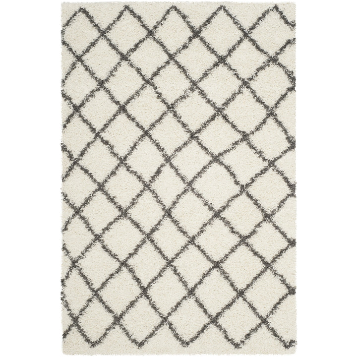 SAFAVIEH Dallas Shag SGD258H Ivory/Dark Grey Rug Image 5