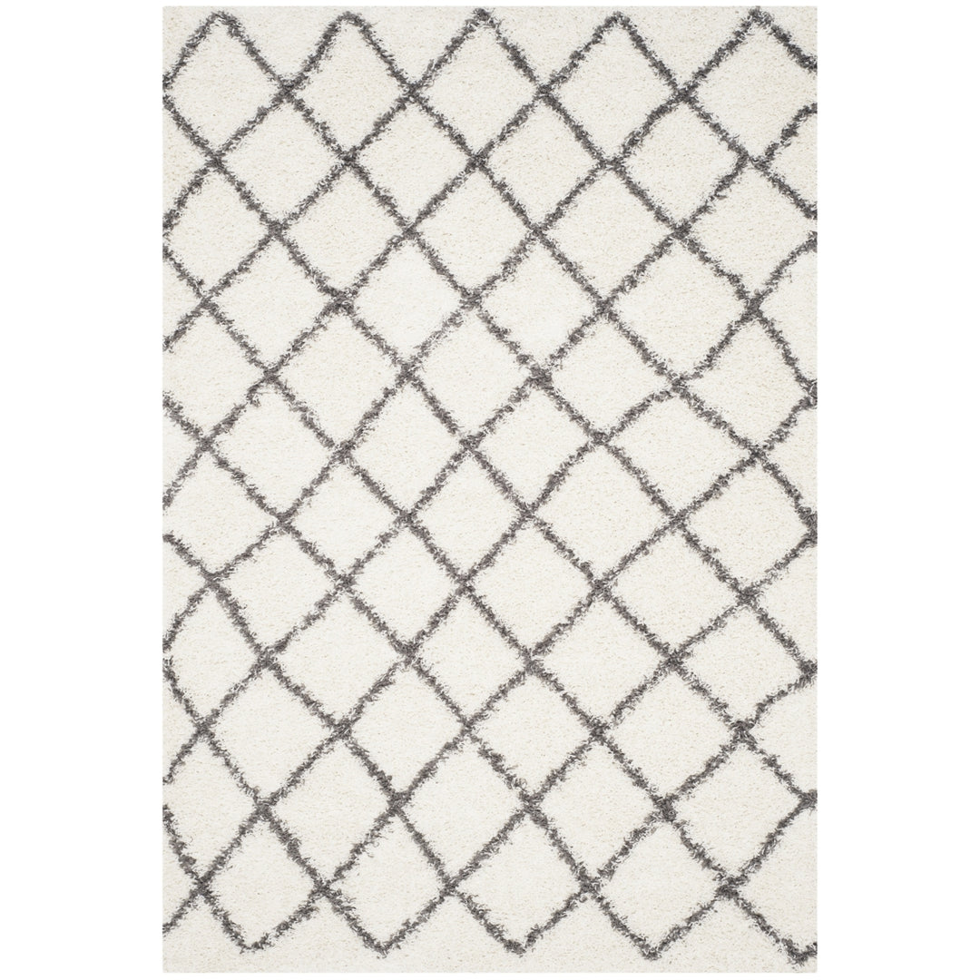 SAFAVIEH Dallas Shag SGD258H Ivory/Dark Grey Rug Image 6