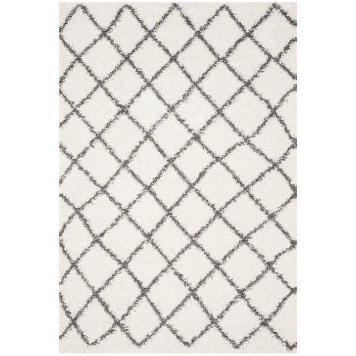 SAFAVIEH Dallas Shag SGD258H Ivory/Dark Grey Rug Image 6