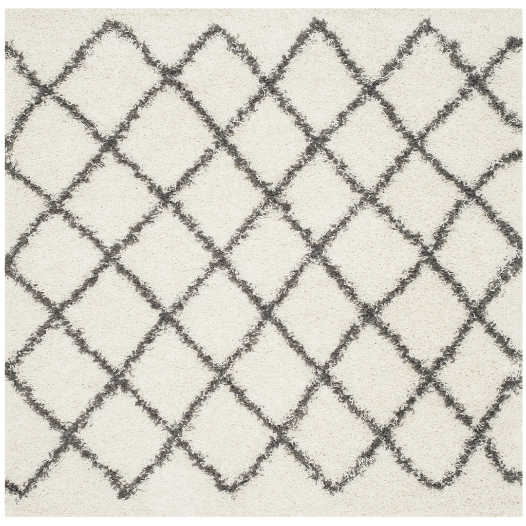 SAFAVIEH Dallas Shag SGD258H Ivory/Dark Grey Rug Image 8