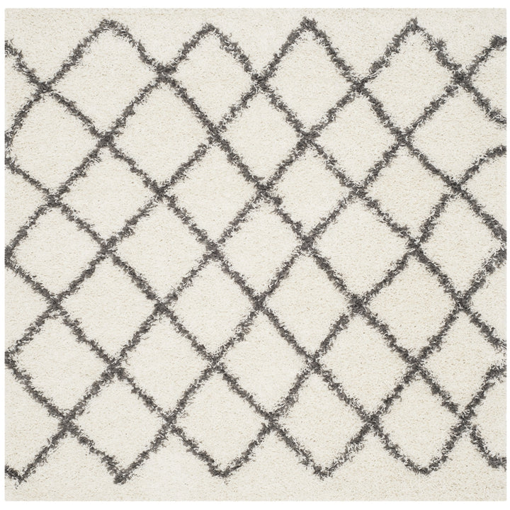 SAFAVIEH Dallas Shag SGD258H Ivory/Dark Grey Rug Image 8