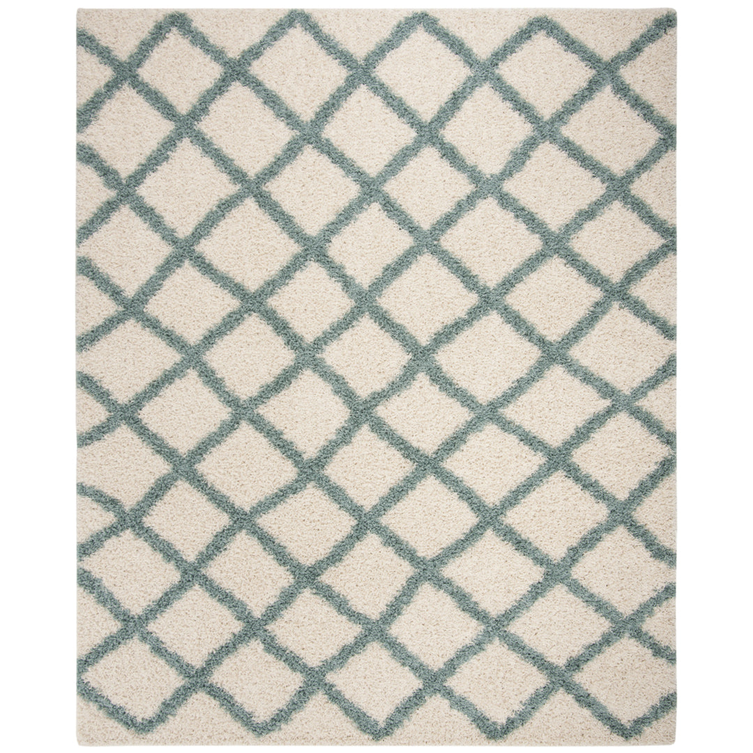 SAFAVIEH Dallas Shag SGD258J Ivory / Seafoam Rug Image 1