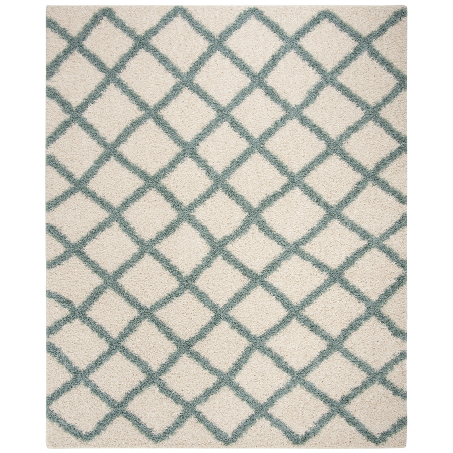 SAFAVIEH Dallas Shag SGD258J Ivory / Seafoam Rug Image 1