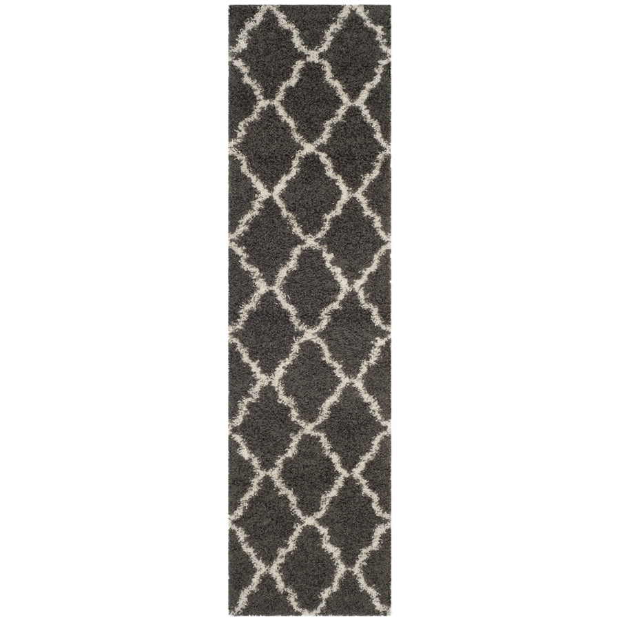 SAFAVIEH Dallas Shag SGDS257A Dark Grey/Ivory Rug Image 1