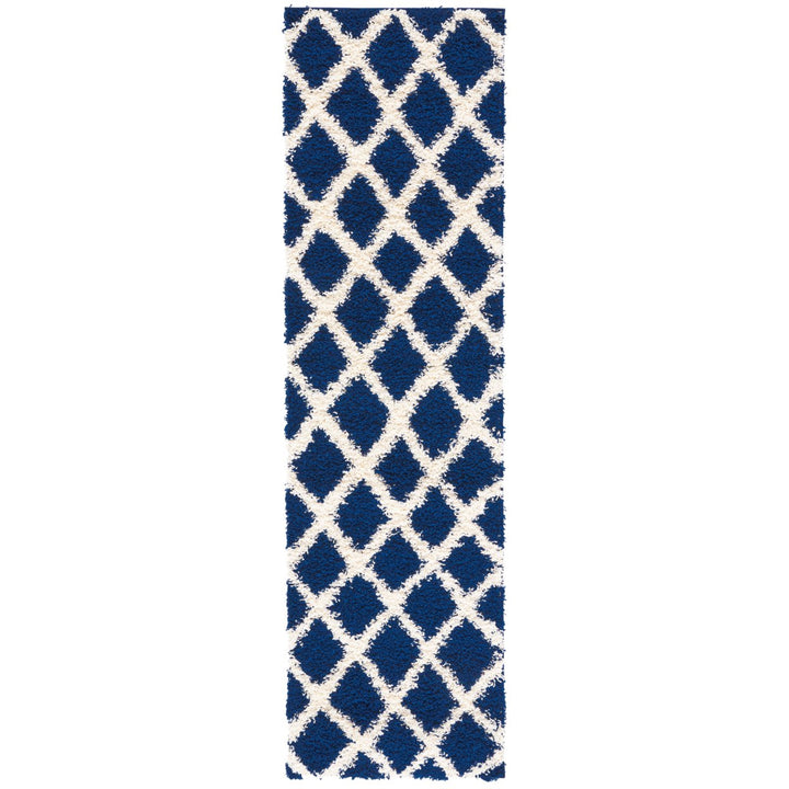 SAFAVIEH Dallas Shag SGD258N Navy / Ivory Rug Image 5