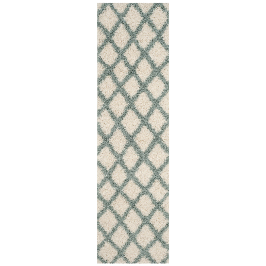 SAFAVIEH Dallas Shag SGD258J Ivory / Seafoam Rug Image 5