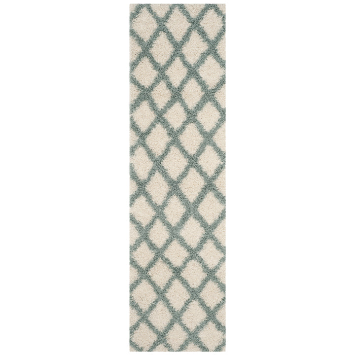 SAFAVIEH Dallas Shag SGD258J Ivory / Seafoam Rug Image 5