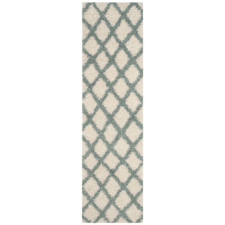 SAFAVIEH Dallas Shag SGD258J Ivory / Seafoam Rug Image 1