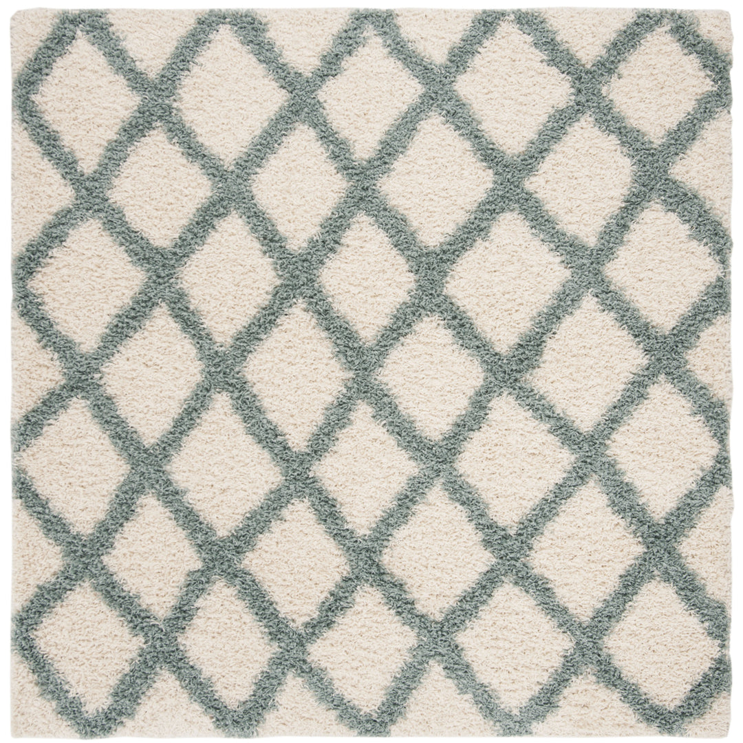 SAFAVIEH Dallas Shag SGD258J Ivory / Seafoam Rug Image 6