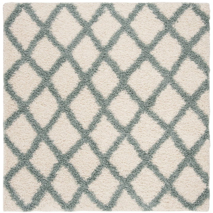 SAFAVIEH Dallas Shag SGD258J Ivory / Seafoam Rug Image 1