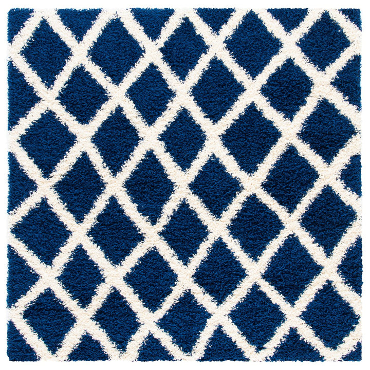 SAFAVIEH Dallas Shag SGD258N Navy / Ivory Rug Image 6