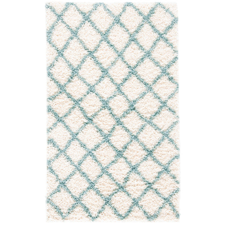 SAFAVIEH Dallas Shag SGD258J Ivory / Seafoam Rug Image 8