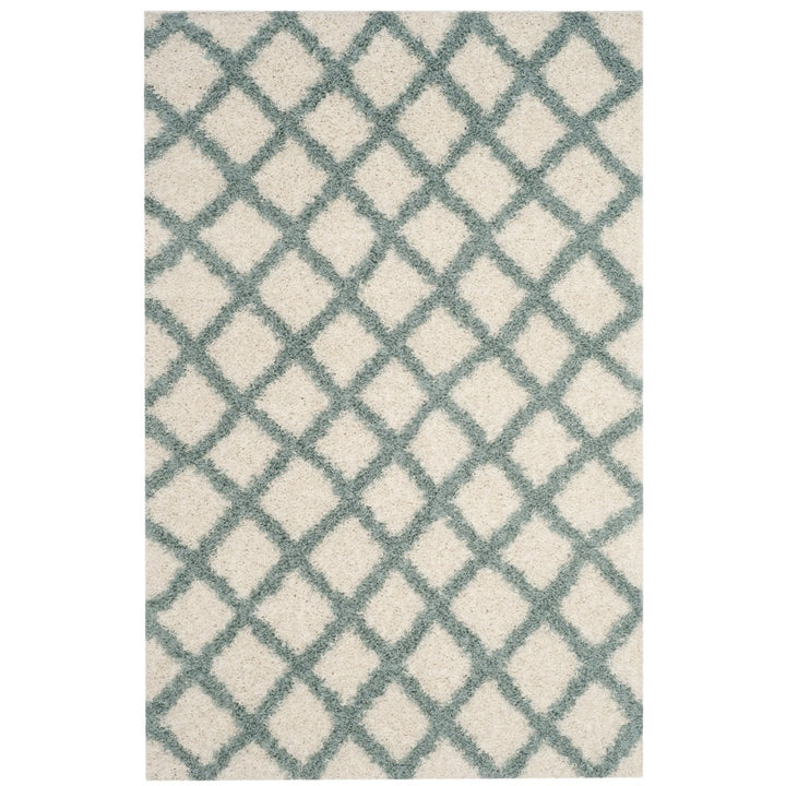 SAFAVIEH Dallas Shag SGD258J Ivory / Seafoam Rug Image 1