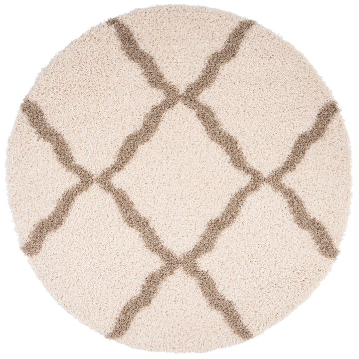 SAFAVIEH Dallas Shag SGDS257B Ivory / Beige Rug Image 4