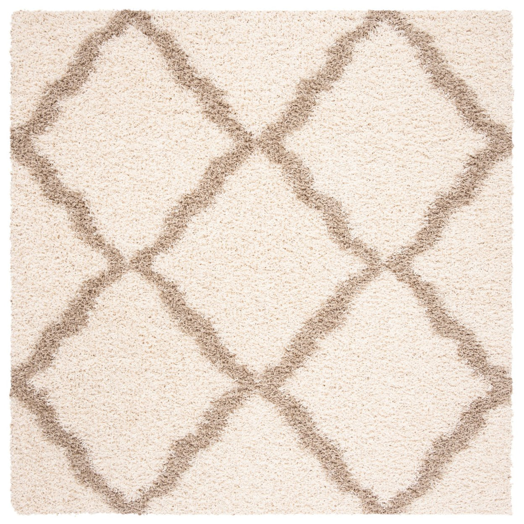 SAFAVIEH Dallas Shag SGDS257B Ivory / Beige Rug Image 1